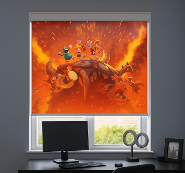 Estore de rolo frikis vitória ardente sobre o monstro - TenStickers