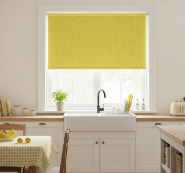 Estore de rolo para cozinha amarelo pantone - TenStickers