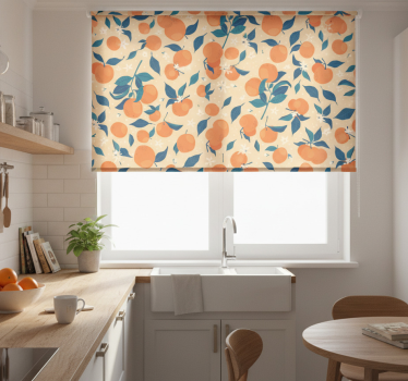Estore de rolo para cozinha conjunto de laranjas - TenStickers