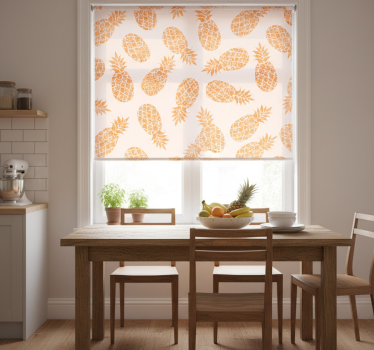 Estore de rolo para cozinha estampa de frutas tropicais - TenStickers