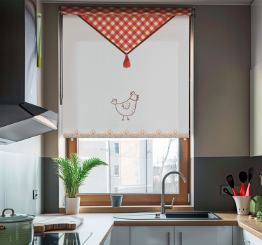 Estore de rolo para cozinha estilo country tradicional - TenStickers