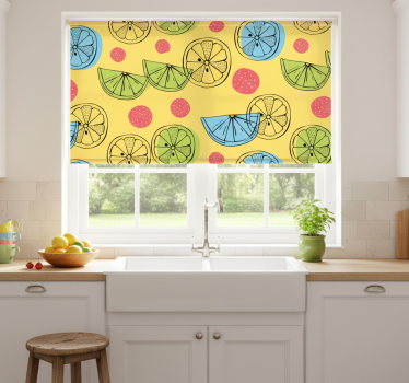 Estore de rolo para cozinha frutas cítricas - TenStickers