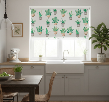 Estore de rolo para cozinha jardim privado - TenStickers
