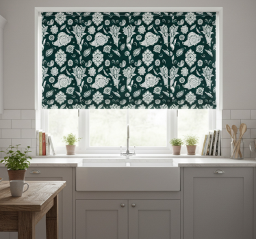 Estore de rolo para cozinha padrão paisley indiano - TenStickers