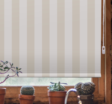 Estore de rolo para cozinha padrões listrados sutis - TenStickers