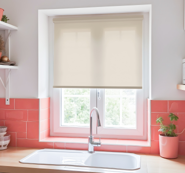 Estore de rolo para cozinha pérola monocolor - TenStickers