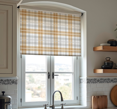 Estore de rolo para cozinha quadrados - TenStickers