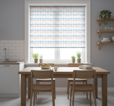Estore de rolo para cozinha setas verticais nórdicas - TenStickers