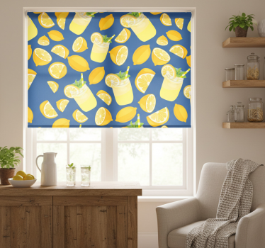 Estore de rolo para cozinha suco de limão - TenStickers