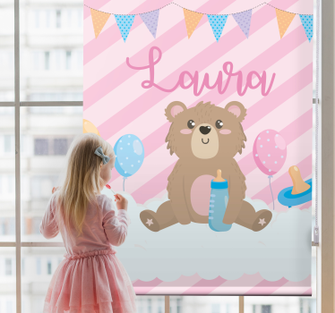 Estore de rolo personalizável celebração do urso teddy - TenStickers