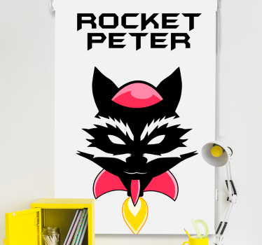 Estore de rolo personalizável rosto de personagem brincalhão - TenStickers