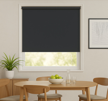 Estore de rolo sala de jantar efeito blackout monocromático - TenStickers