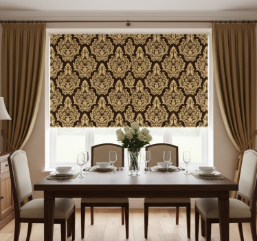 Estore de rolo sala de jantar estilo vitoriano clássico - TenStickers