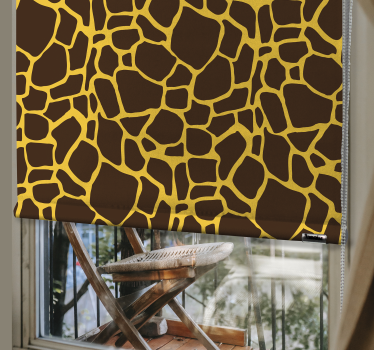 Estore de rolo animais variados padrão de girafa - TenStickers