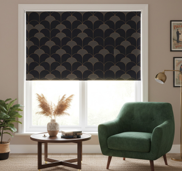 Estore de rolo vintage com design de arcos dos anos 1920 - TenStickers