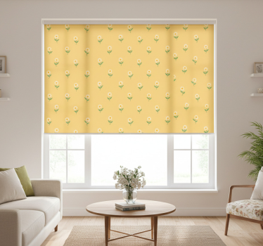 Estore de rolo vintage design de berçário margarida 1940 - TenStickers