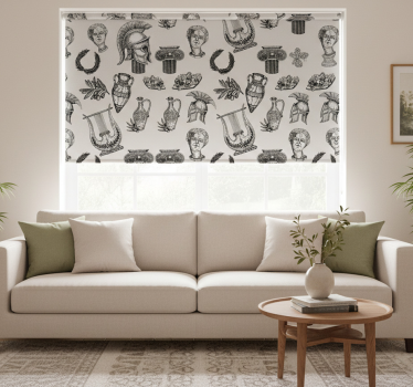Estore de rolo vintage iconografia romana - TenStickers