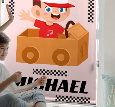 Estore de rolo personalizável aventura de corrida animada - TenStickers