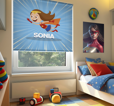 Estore de rolo personalizável super garota - TenStickers