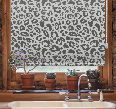 Estores de rolo de animais estampa de leopardo - TenStickers