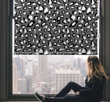Estores de rolo de animais estilo mancha de leopardo - TenStickers