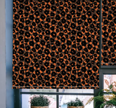 Estores de rolo de animais motivo de leopardo - TenStickers