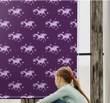 Estores de rolo de animais padrão mágico de unicórnio - TenStickers