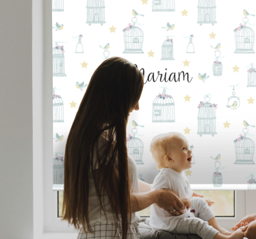 Gaiolas nórdicas com estrelas personalizadas estors - TenStickers