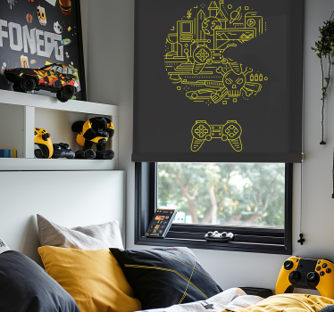 Jogo pac amarelo estor geek - TenStickers