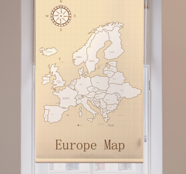 Mapa-múndi europa vintage estor - TenStickers