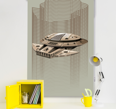 Nave espacial estor geek - TenStickers