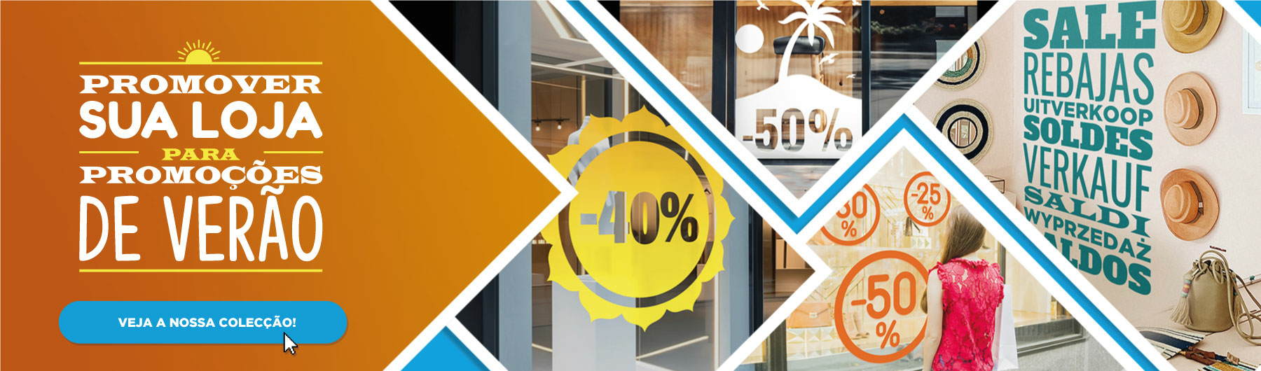 Faça com que a vitrine da sua loja se destaque