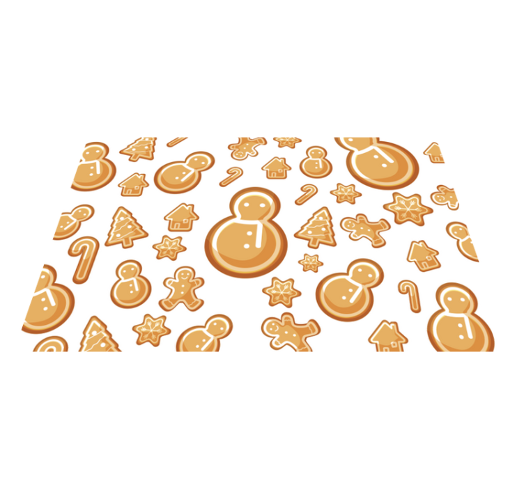 Individuais de mesa de Natal formas festivas de feriado - TenStickers