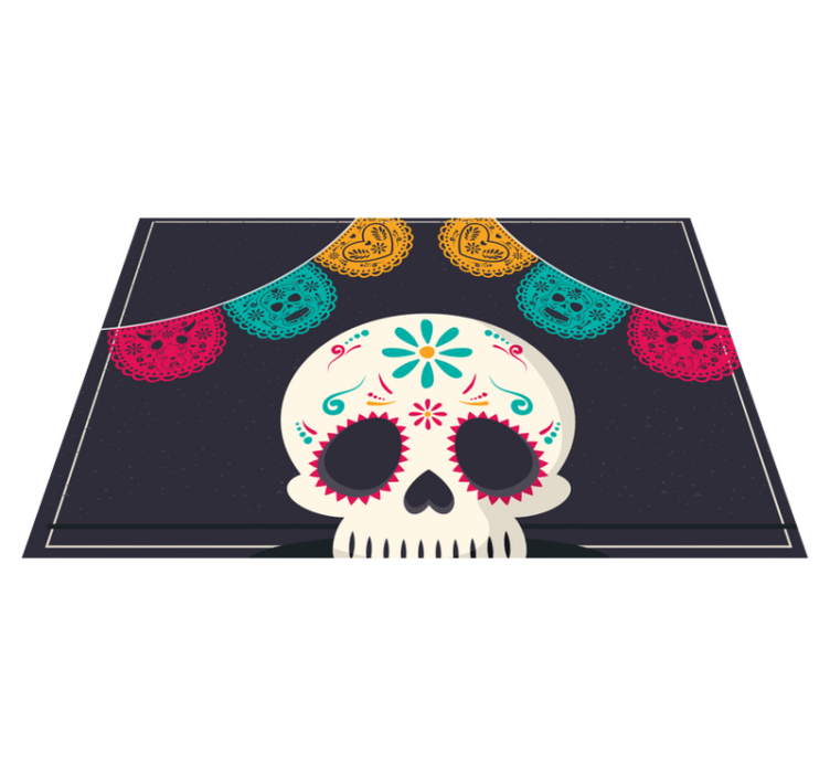 Individuais de mesa para casa Estilo mexicano feminino - TenStickers