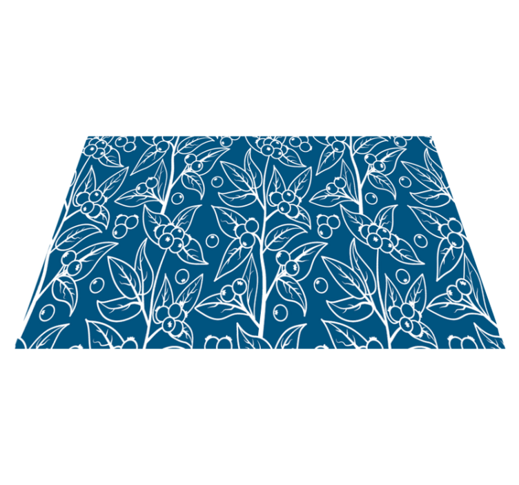 Individuais de mesa de texturas padrão floral delicado - TenStickers