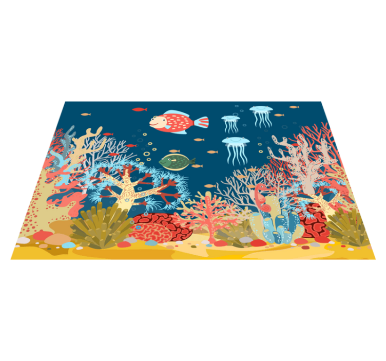 Individuais de mesa para casa Paisagem marinha subaquática - TenStickers