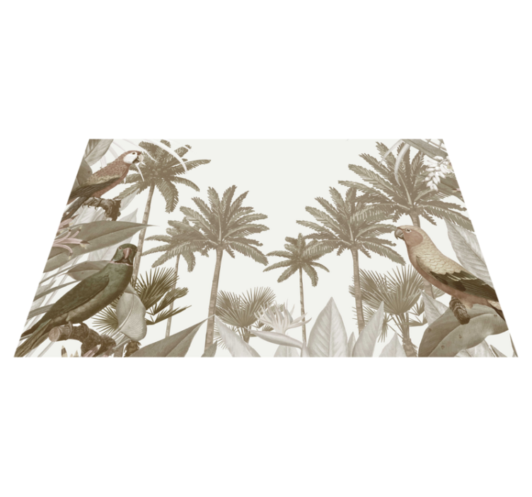 Individuais de mesa modernos Fauna tropical vintage - TenStickers