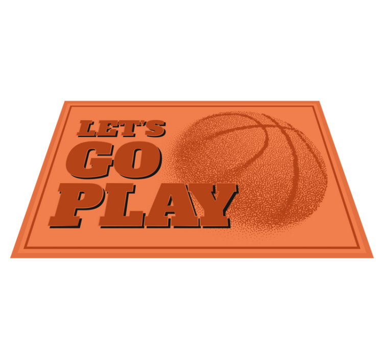 Individuais de mesa basketball let's go play - TenStickers
