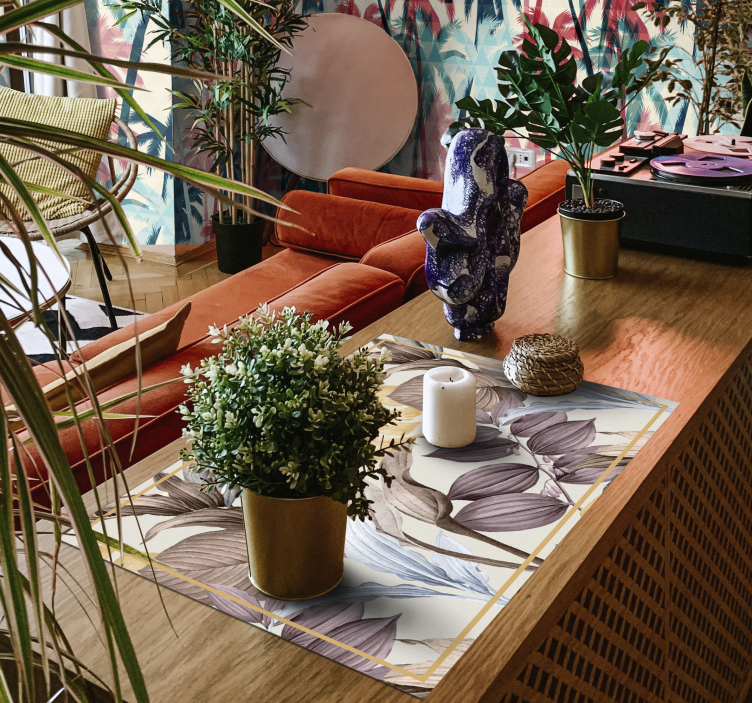 Individuais de mesa para casa Plantas tropicais xxl - TenStickers