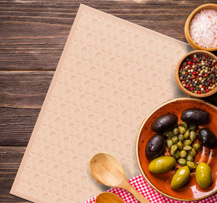 Individuais de mesa de texturas com padrão sutil - TenStickers