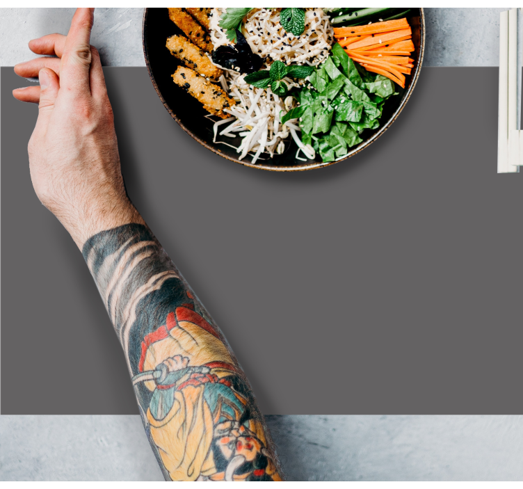 Individuais de mesa de texturas para pratos de comida - TenStickers