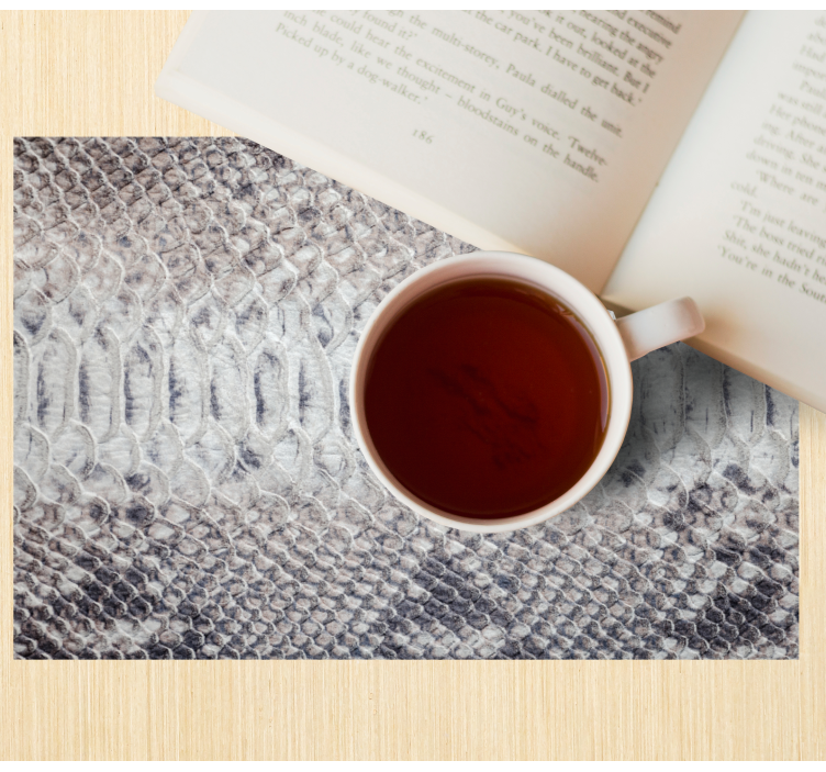 Individuais de mesa de texturas pele de serpente - TenStickers