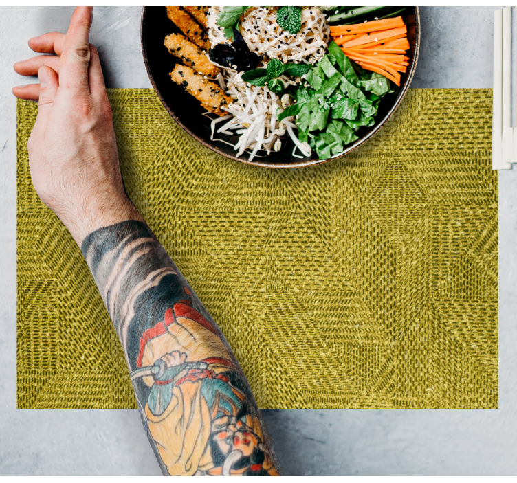 Individuais de mesa de texturas superfície verde texturizada - TenStickers