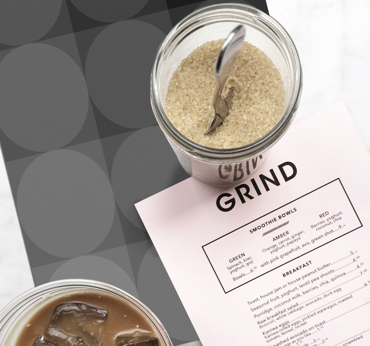 Individuais de mesa Fundo com formas elegantes - TenStickers