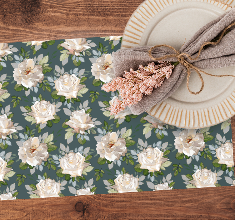 Individuais de mesa elegantes Estilo provençal colorido - TenStickers