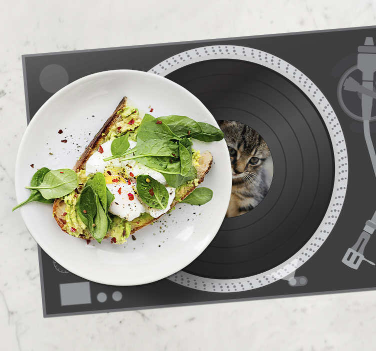 Individual de mesa personalizado disco de vinil - TenStickers