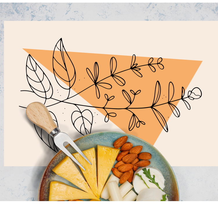 Individuais de mesa originais Jardim francês - TenStickers