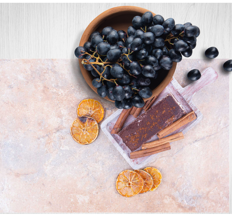 Individuais de mesa infantis uvas e especiarias - TenStickers