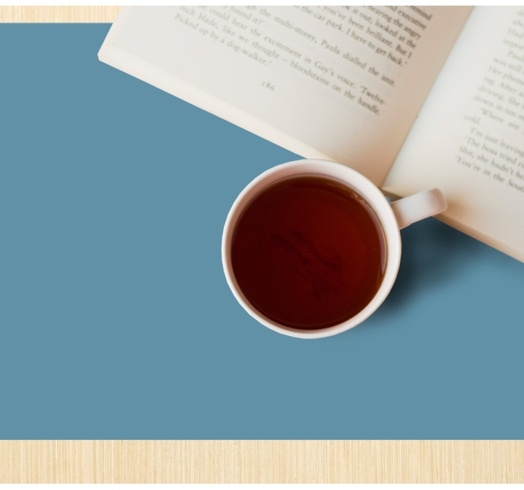 Individuais de mesa modernos caneca overbook - TenStickers