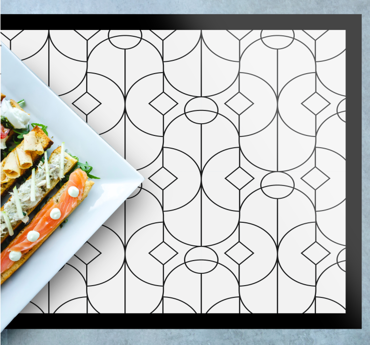 Individuais de mesa modernos estilo geométrico - TenStickers